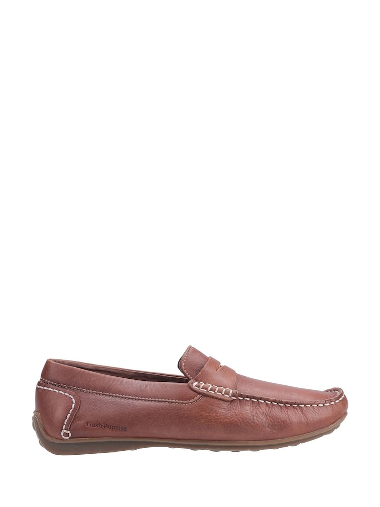 Hush Puppies Brown Roscoe Shoes - Image 1 of 3 Hush Puppies Brown Roscoe Shoes - Image 1 of 3