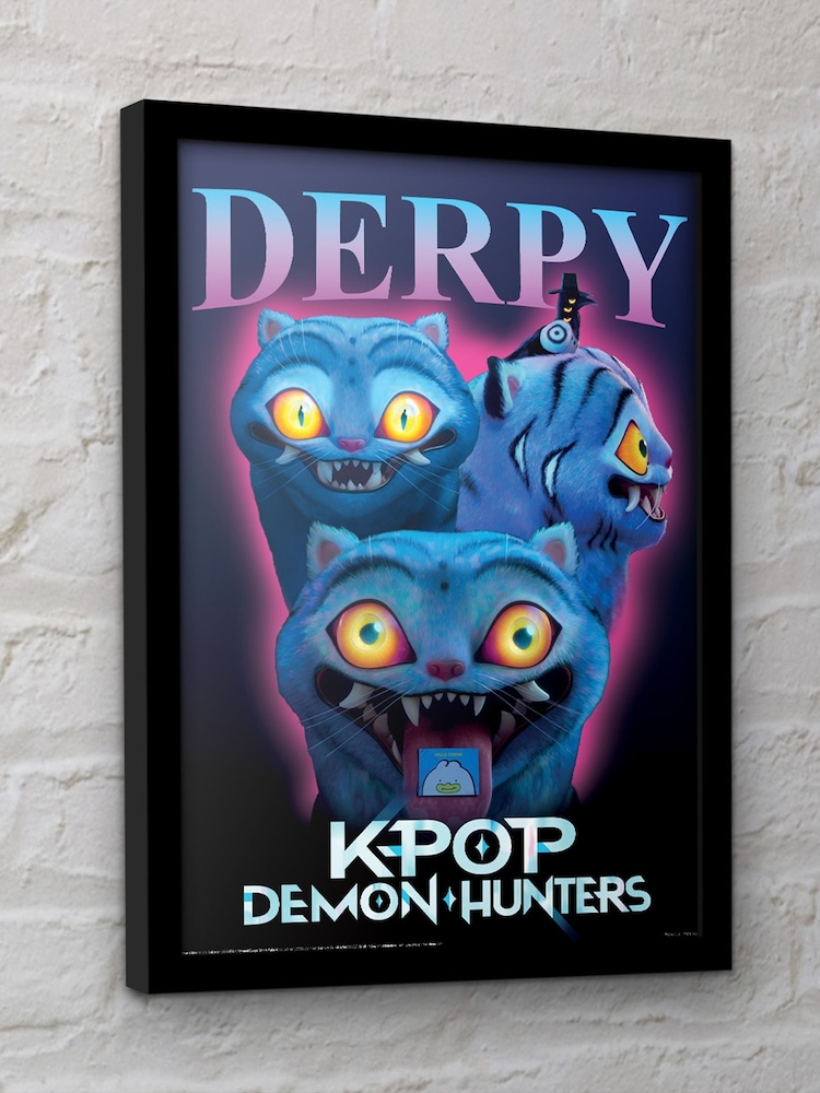 Pyramid International Derpy K-Pop Demon Hunters Framed Print - Image 1 of 3