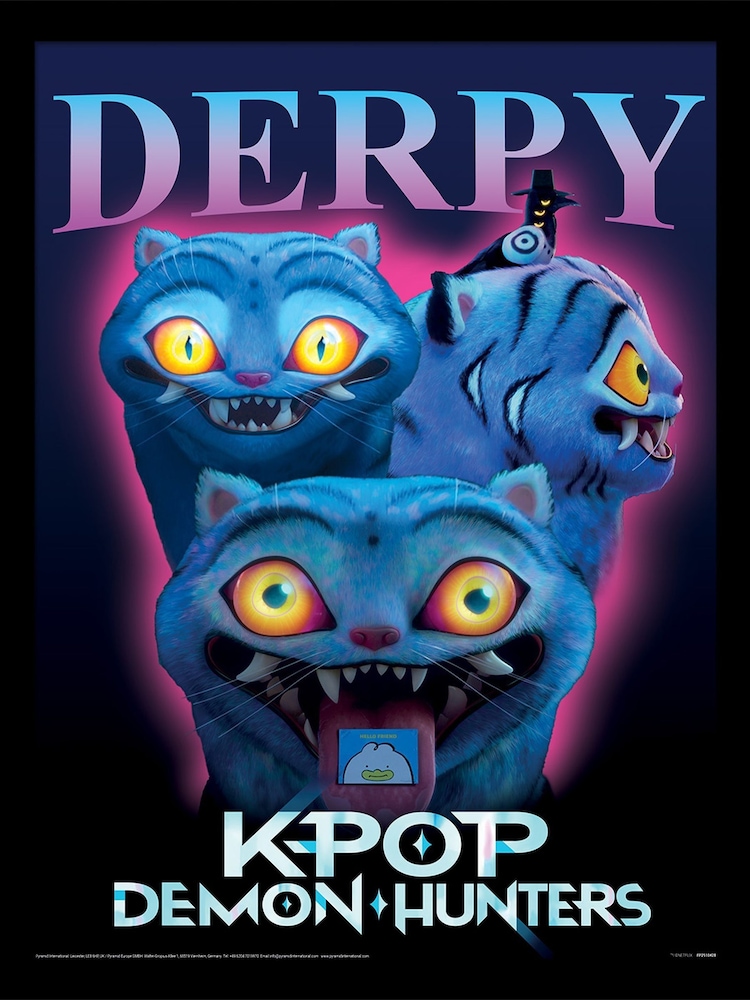 Pyramid International Derpy K-Pop Demon Hunters Framed Print - Image 2 of 3