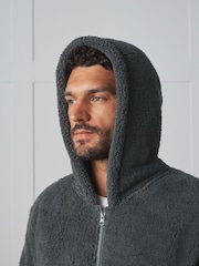 Slate Grey Borg Onesie - Image 4 of 6