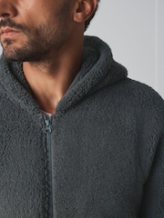 Slate Grey Borg Onesie - Image 5 of 6