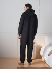 Navy Blue Borg Onesie - Image 3 of 6