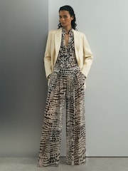 Atelier Animal-Print Wide-Leg Trousers - Image 1 of 8