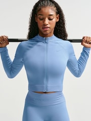 Nike Pro sömlös DriFIT FullZip MidLayer Jacka - Bild 1 av 5