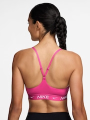 Nike Hyper Pink Indy Light Support Padded Adjustable Sports Bra - Image 2 of 3