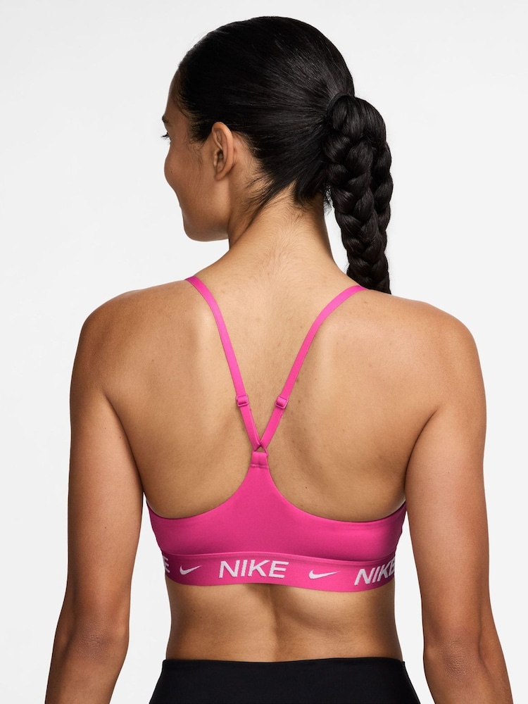 Nike Hyper Pink Indy Light Support Padded Adjustable Sports Bra - Image 2 of 3