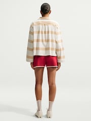 Nike Tough Red Sportswear Chill Knit Mid Rise Shorts - Image 3 of 5