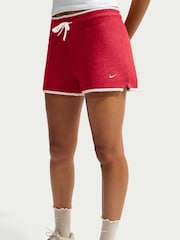 Nike Tough Red Sportswear Chill Knit Mid Rise Shorts - Image 4 of 5