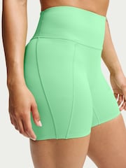 Nike Illusion Green Universa Seamless Front 5 Inch Cycling Shorts - Image 1 of 7