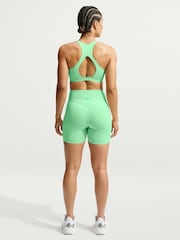 Nike Illusion Green Universa Seamless Front 5 Inch Cycling Shorts - Image 7 of 7