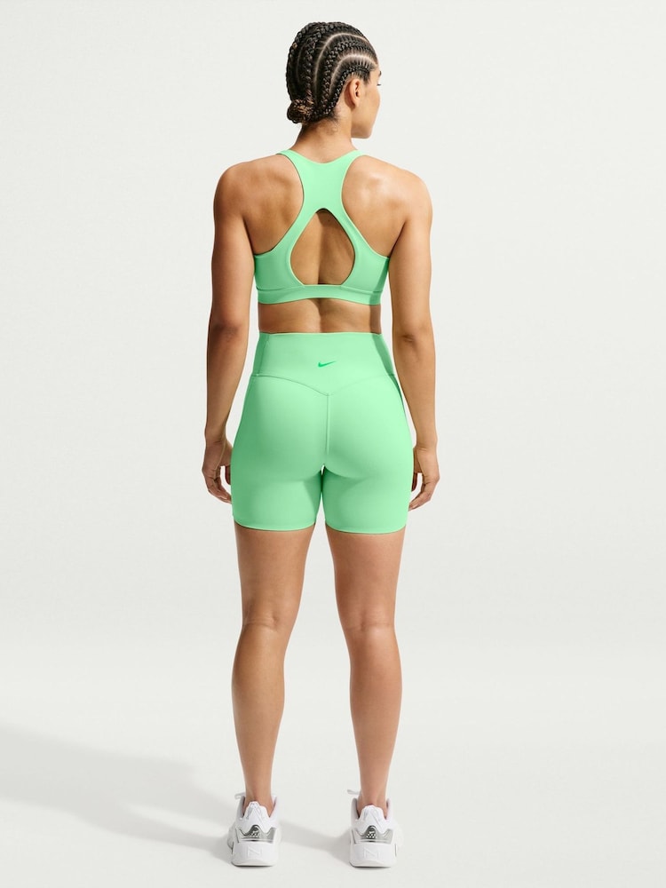Nike Illusion Green Universa Seamless Front 5 Inch Cycling Shorts - Image 7 of 7 Nike Illusion Green Universa Seamless Front 5 Inch Cycling Shorts - Image 7 of 7