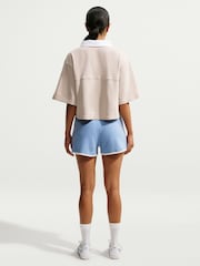 Nike Work Blue Sportswear Chill Knit Mid Rise Shorts - Image 3 of 5