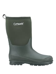 Cotswolds Green Hilly Neoprene Childrens Wellingtons - Image 1 of 5