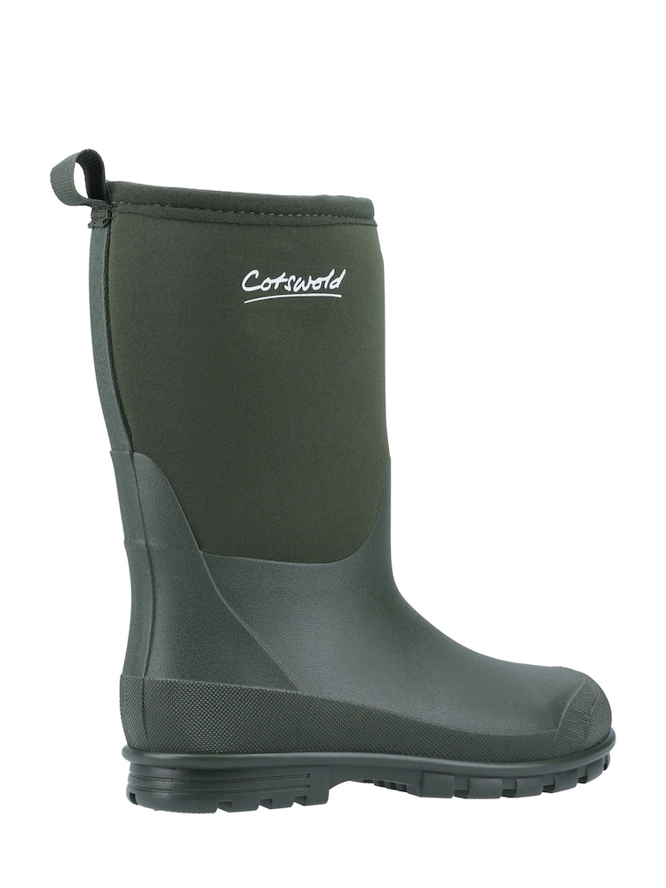 Cotswolds Green Hilly Neoprene Childrens Wellingtons - Image 5 of 5