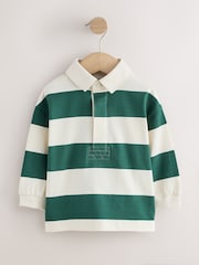 Rayas verdes - Polo de rugby de manga larga (3meses-7años) - Imagen 5 de 8