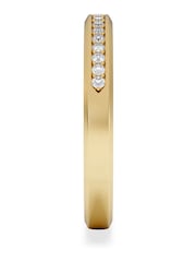 The Diamond Store Gold Lab Diamond Heritage Half Eternity Ring 0.15ct H/SI in 18K Gold Vermeil - Image 4 of 7