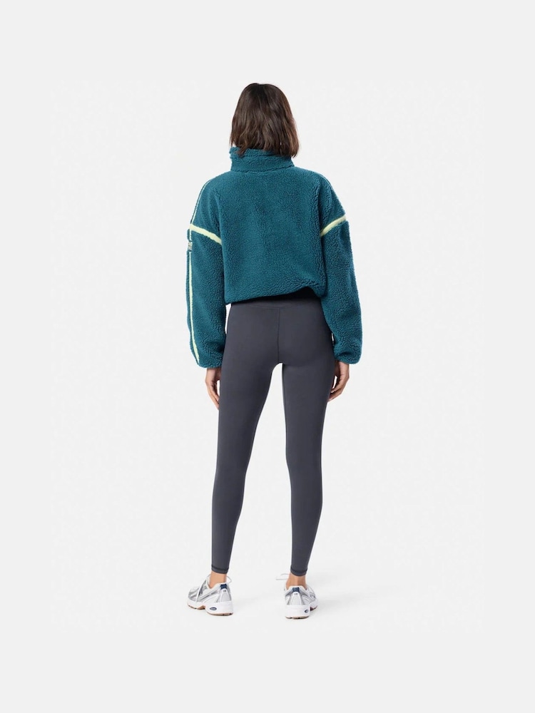 Gym + Coffee Green Industry Half Zip Fleeces - Image 2 of 3 Gym + Coffee Green Industry Half Zip Fleeces - Image 2 of 3