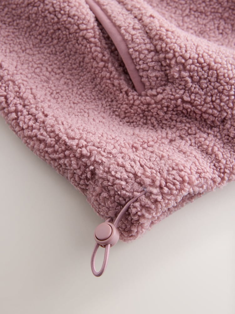 self. Pink Borg Popper Neck Jumper - Image 2 of 3