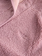 self. Pink Borg Popper Neck Jumper - Image 3 of 3