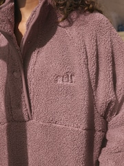 self. Pink Borg Popper Neck Jumper - Image 4 of 7