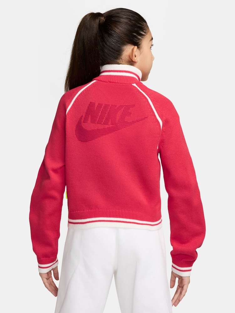 Nike Fusion Red Track Jacket - Image 2 of 3 Nike Fusion Red Track Jacket - Image 2 of 3