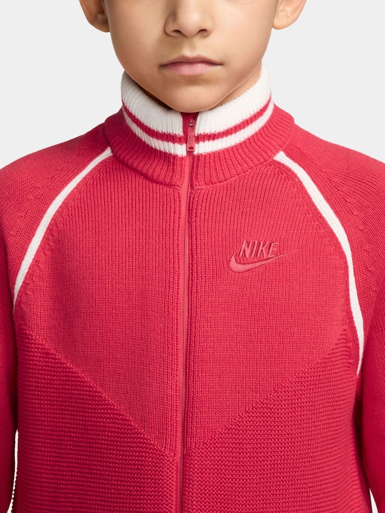 Nike Fusion Red Track Jacket - Image 3 of 3 Nike Fusion Red Track Jacket - Image 3 of 3