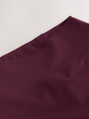Plum Purple Ultimate Comfort Cross Front High Waist Sports Leggings - Image 6 of 7