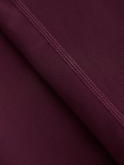 Plum Purple Ultimate Comfort Cross Front High Waist Sports Leggings - Image 7 of 7