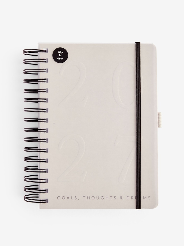 Grey 2027 A5 Page A Day Diary - Image 6 of 6