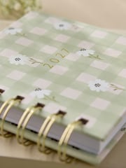 Green Gingham 2027 Compact Diary - Image 4 of 5