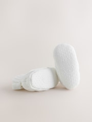 Biały - Knitted Sock Top Boot Shoes (0-18mths) - Obraz 4 z 5