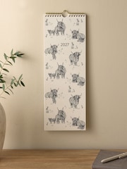 Cream Hamish Slim 2027 Calendar - Image 1 of 5