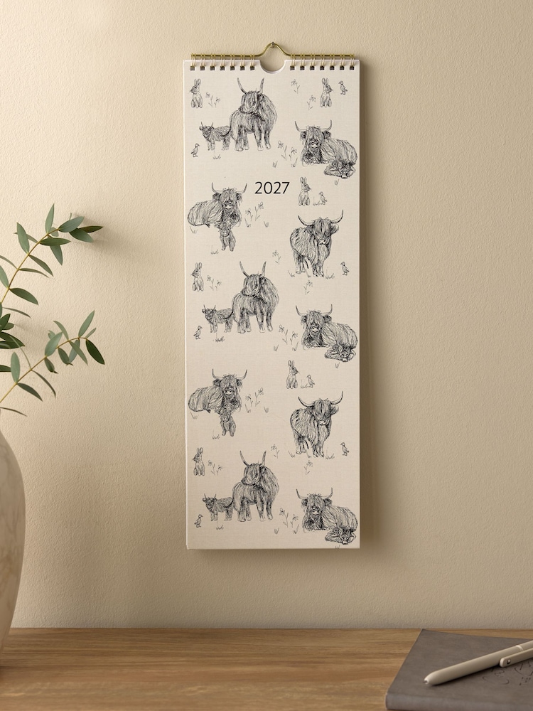 Cream Hamish Slim 2027 Calendar - Image 1 of 5