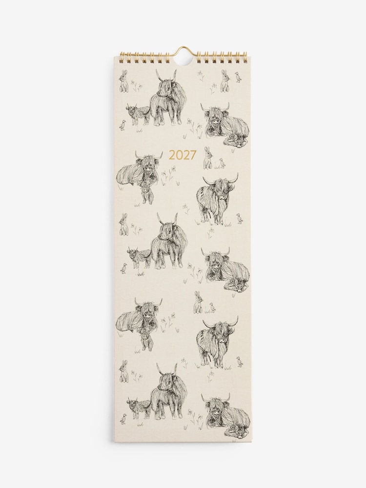 Cream Hamish Slim 2027 Calendar - Image 5 of 5