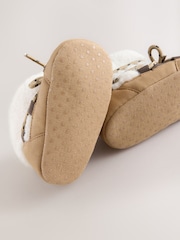 Chocolate Brown Baby Snow Boots (0-2mths) - Image 4 of 5