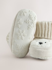 Neutral Animals Baby Sock Top Boot Shoes (0-18mths) - Image 5 of 5