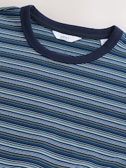 Blue N. Premium Horizontal Stripe Supima T-Shirt - Image 7 of 8