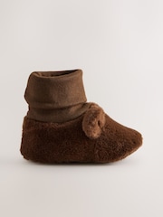 Chocolate Brown Bear Baby Sock Top (0-2mths) - Image 5 of 7