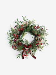 Winter Berries Artificial Christmas Wreath - صورة 2 من 4