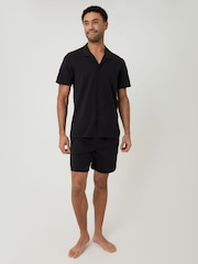 Threadbare Threadbare Shirt & Shorts Lounge Black Set (2-Piece Set) - 圖片 3/4