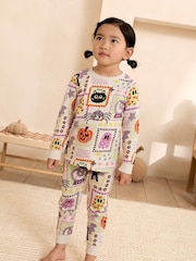 Patchwork multicolor - Pijamas de Halloween con personajes (9meses -12año) - Imagen 1 de 5