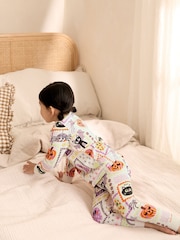 Patchwork multicolor - Pijamas de Halloween con personajes (9meses -12año) - Imagen 2 de 5