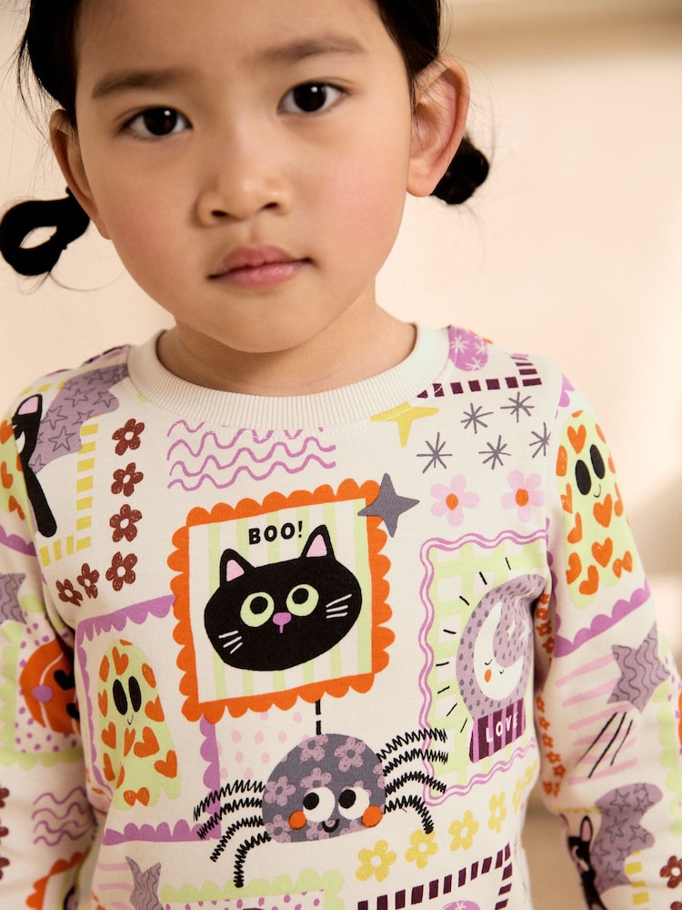 Patchwork multicolor - Pijamas de Halloween con personajes (9meses -12año) - Imagen 5 de 5