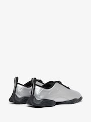 Lacoste Silver Lacoste Tennis Ballerina Trainers - Image 4 of 8