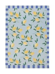 Furn Blue Lemon Printed Indoor/Outdoor Rug - Image 4 of 5