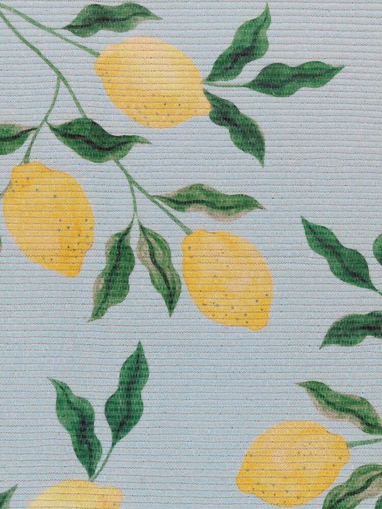 Furn Blue Lemon Printed Indoor/Outdoor Rug - Image 5 of 5