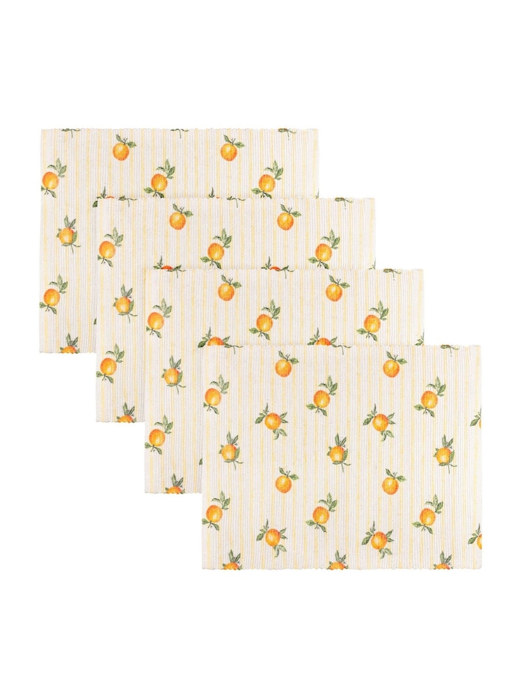 Furn Set of 4 Fruits Oranges Indoor/Outdoor Placemats - Image 1 of 4