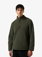 Hunter Green Mens Originals Microfleece 1/4 Zip - Image 1 of 4