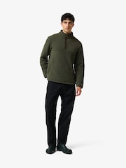 Hunter Green Mens Originals Microfleece 1/4 Zip - Image 3 of 4