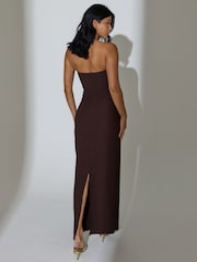 South Beach Bead Detail Crinkle Bandeau Maxi Dress - Bild 5 von 5